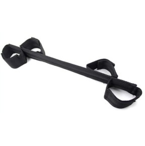 Barre plate avec 4 Menottes Scratch 45cm- Bondage & Attaches en stock sur Fun et plaisirs