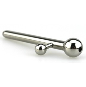 Plug percé pour urètre Albert Wand 6.5cm - Diamètre 8mm