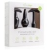 Kit de 3 plugs Pleasure Noirs