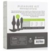 Kit de 3 plugs Pleasure Noirs