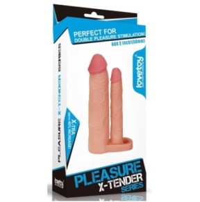 Gaine de pénis Double Penis 18 x 4 cm