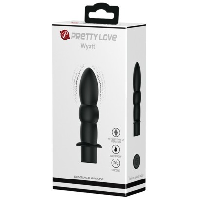 Mini Vibro Wyatt Pretty Love 11.5 x 2.7 cm Noir