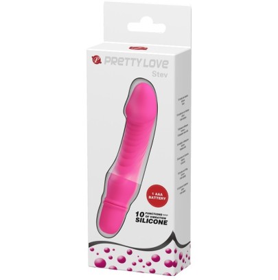 Vibromasseur Stev Pretty Love 11 x 2.8 cm Rose