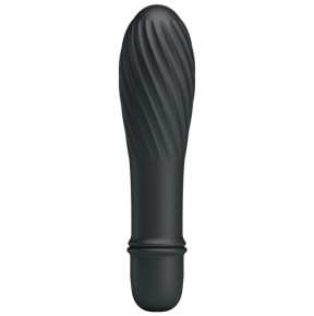 Vibromasseur SOLOMON Pretty Love 9 x 2.8 cm Noir- Vibromasseurs Design en stock sur Fun et plaisirs