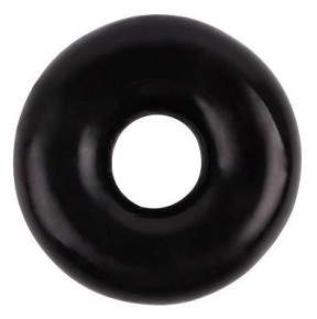 Cockring Fat O Ring N°1 Noir- Cockrings Flexibles en stock sur Fun et plaisirs