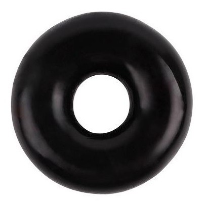 Cockring Fat O Ring N°1 Noir- Cockrings Flexibles en stock sur Fun et plaisirs