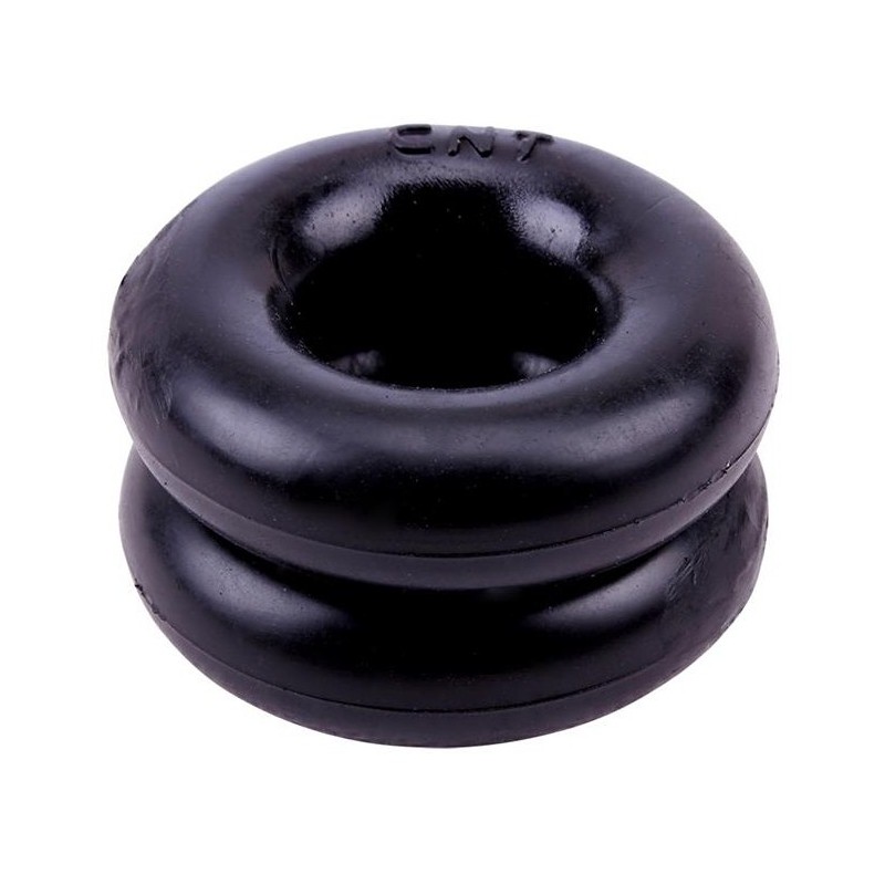 Lot de 2 cockrings souples Donut Noir