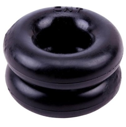 Lot de 2 cockrings souples Donut Noir- Cockrings Flexibles en stock sur Fun et plaisirs