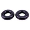 Lot de 2 cockrings souples Donut Noir