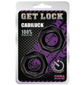 Lot de 2 cockrings Cadiluck Noirs