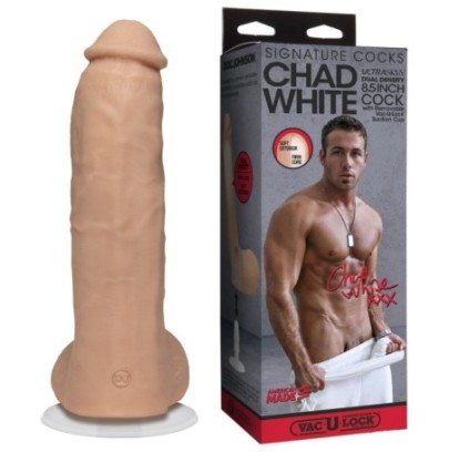 Gode réaliste Acteur Chad White 17 x 5 cm- Godes Réalistes en stock sur Fun et plaisirs