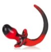 Plug Queue de chien Swirl 8.5 x 4.4 cm Rouge