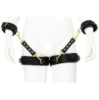 Menottes Poignets-Cuisses Simili- Menottes en stock sur Fun et plaisirs