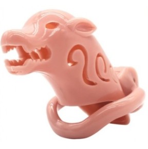 Cage de chasteté Pig Rough 10  x 3.5cm- Cages de Chasteté en stock sur Fun et plaisirs