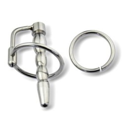 Plug percé 10mm avec anneau- Plugs à Urètre en stock sur Fun et plaisirs