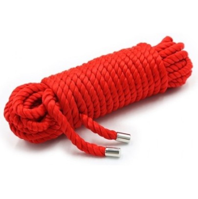 Corde de bondage Koy 5M Rouge- Bondage & Attaches en stock sur Fun et plaisirs