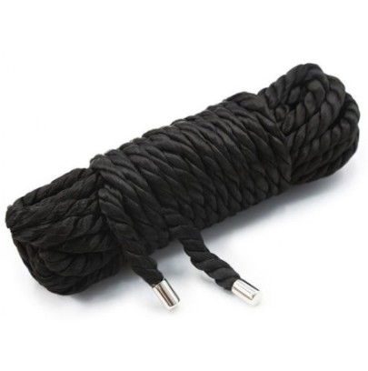 Corde de bondage Koy 5M Noire- Bondage & Attaches en stock sur Fun et plaisirs