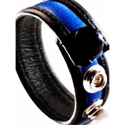 Cockring Cuir Bleu