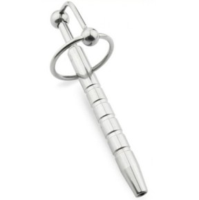 Plug Penis percé Pen Strie 12cm - Diamètre 10mm- Plugs Urètre Percé en stock sur Fun et plaisirs