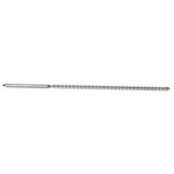 Tige d'urètre Métal Ribbed 17cm - 8mm- Plugs à Urètre en stock sur Fun et plaisirs