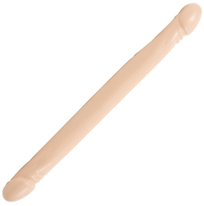 Double gode Smooth 45 x 3.8 cm- Godes Doubles en stock sur Fun et plaisirs