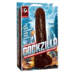 Gode Cockzilla 31 x 7 cm Marron