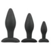 Kit de 3 plugs silicone Rocket Noirs