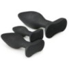 Kit de 3 plugs silicone Rocket Noirs