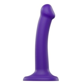 Gode Strap-On-Me Bendable S 15 x 3.5 cm Violet- GODE EN SILICONE en stock sur Fun et plaisirs