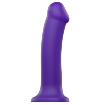 Gode Strap-On-Me Bendable XL 18 x 4.5cm Violet- GODE EN SILICONE en stock sur Fun et plaisirs