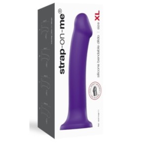 Gode Strap-On-Me Bendable XL 18 x 4.5cm Violet