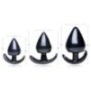 Lot de 3 plugs Spades Noir