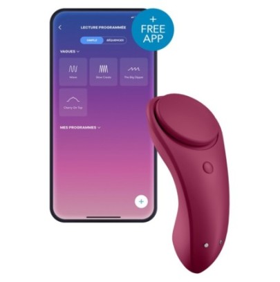 Stimulateur de clitoris Sexy Secret - Panty Vibrator Satisfyer- 100% Clitoris en stock sur Fun et plaisirs