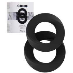 Lot de 2 Cockrings Silicone SONO- Cockrings Flexibles en stock sur Fun et plaisirs