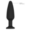 Plug Bijou Silicone Cone Diamond 9 x 3 cm