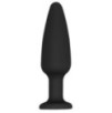 Plug Bijou Silicone Cone Diamond 9 x 3 cm