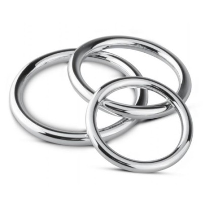 Lot de 3 cockrings Sinner Rings 40 à 50mm- Anneaux de Gland en stock sur Fun et plaisirs