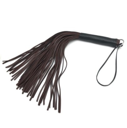 MARTINET BRINS EN CUIR MARRON - 50cm