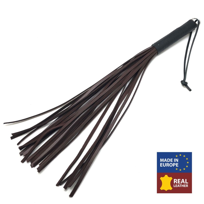 Martinet Lanières en cuir Marron 50cm