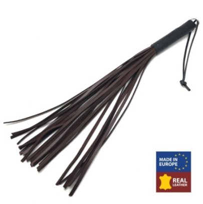 Martinet Lanières en cuir Marron 50cm- Fouets