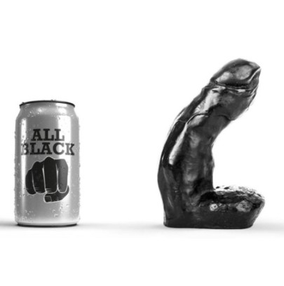 Gode AB01 Jason All Black 11 x 4.7cm- Dildos Noir en stock sur Fun et plaisirs