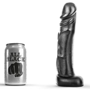 Gode AB02 Mark All Black 19 x 4.5cm- Dildos Noir en stock sur Fun et plaisirs