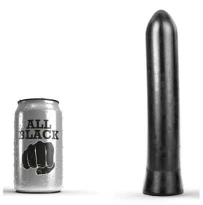 Gode AB07 Shot All Black 20 x 4.5cm- Dildos Noir en stock sur Fun et plaisirs