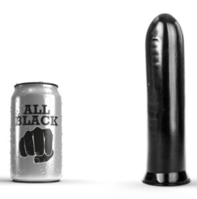 Gode AB08 Big Shot All Black 18 x 4.6cm- Dildos Noir en stock sur Fun et plaisirs