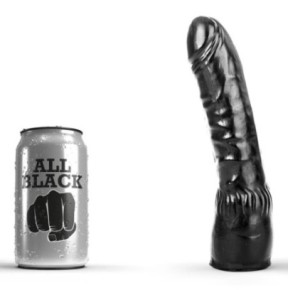 Gode AB10 Jack All Black 13 x 4cm- Dildos Noir en stock sur Fun et plaisirs