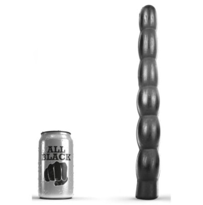 Gode AB16 Leo All Black 28 x 4cm- Dildos Noir en stock sur Fun et plaisirs