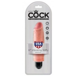 Gode vibrant King Cock Stiffy 15 x 4 cm Flesh