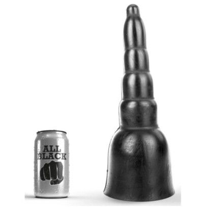 Gode AB18 Bruno All Black 20 x 6.5cm- Dildos XXL - Largeur + de 8cm en stock sur Fun et plaisirs