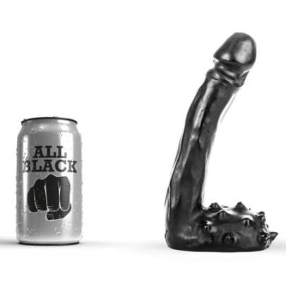 DILDO RAYAN ALL BLACK- Dildos Noir en stock sur Fun et plaisirs