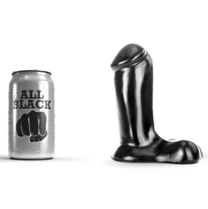 Gode AB43 Piston All Black 12 x 5cm- Dildos Noir en stock sur Fun et plaisirs